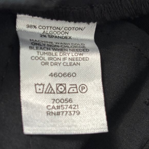 Ann Taylor Factory Wms 2 Black Bermuda Shorts Pockets Mid Rise Summer - Picture 5 of 6